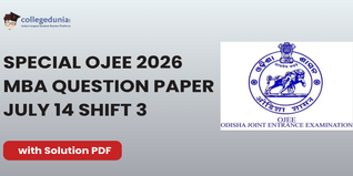 Special OJEE 2026 MBA July 14 Shift 3 Question Paper: Download Answer Key with Solutions